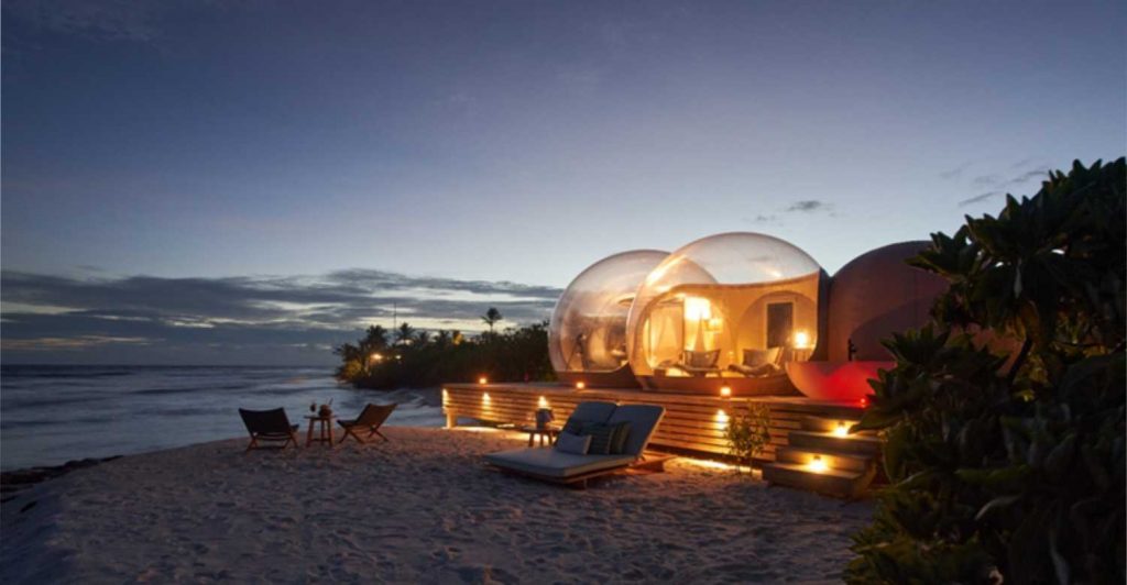Luxury ‘Beach Bubble’ at Seaside Finolhu Baa Atoll Maldives