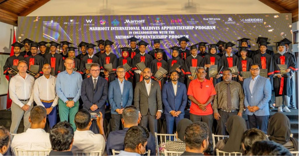 Empowering Futures: Class of 2024 Graduates from Marriott International Maldives Apprenticeship Program